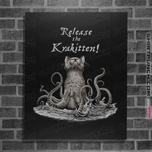 Load image into Gallery viewer, Secret_Shirts Posters / 4&quot;x6&quot; / Black The Krakitten
