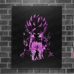 Shirts Posters / 4"x6" / Black Super Attack Gohan
