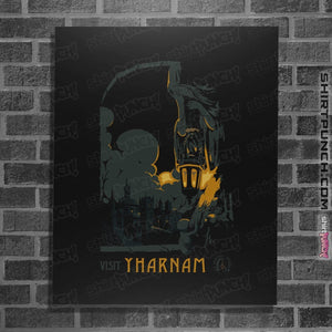 Shirts Posters / 4"x6" / Black VIsit Yharnam