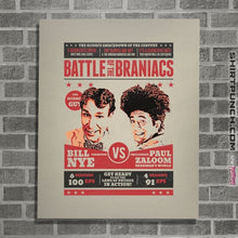 Load image into Gallery viewer, Daily_Deal_Shirts Posters / 4&quot;x6&quot; / Natural Battle Of The Braniacs
