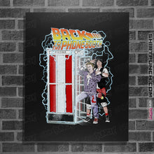 Load image into Gallery viewer, Shirts Posters / 4&quot;x6&quot; / Black Back to the Phone Booth
