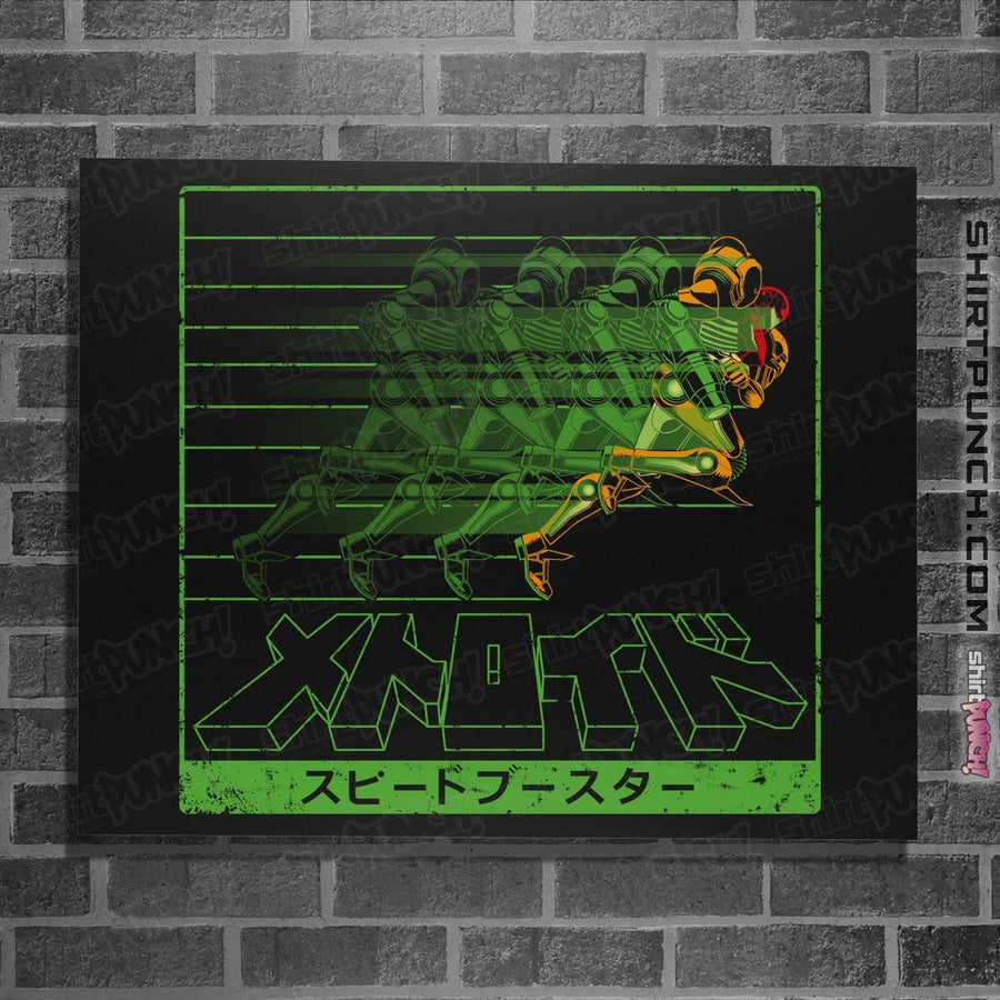 Shirts Posters / 4"x6" / Black Speed Booster Get
