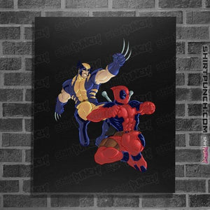Secret_Shirts Posters / 4"x6" / Black Wolverine And Deadpool