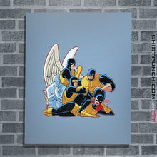 Load image into Gallery viewer, Daily_Deal_Shirts Posters / 4&quot;x6&quot; / Powder Blue Mutant Original Five
