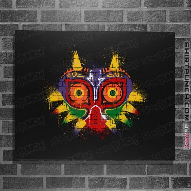 Secret_Shirts Posters / 4"x6" / Black Majora Splash