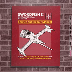Secret_Shirts Posters / 4"x6" / Red Swordfish Repair