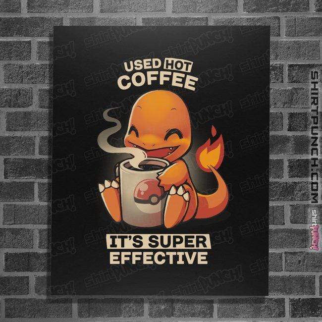 Shirts Posters / 4"x6" / Black Hot Coffee