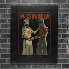Load image into Gallery viewer, Daily_Deal_Shirts Posters / 4&quot;x6&quot; / Black Medieval Diplomacy
