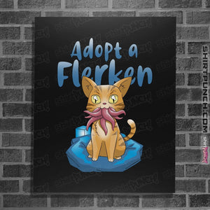 Shirts Posters / 4"x6" / Black Adopt A Flerken