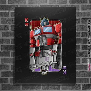 Shirts Posters / 4"x6" / Black King Autobot