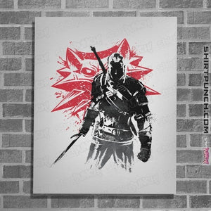 Shirts Posters / 4"x6" / White The Witcher Sumi-e