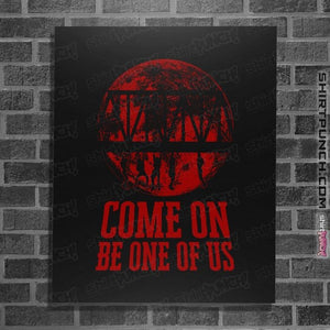 Daily_Deal_Shirts Posters / 4"x6" / Black One Of Us