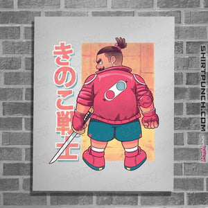 Daily_Deal_Shirts Posters / 4"x6" / White Kinoko Senshi