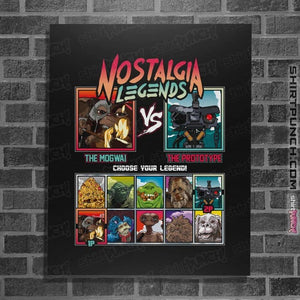 Daily_Deal_Shirts Posters / 4"x6" / Black Nostalgia Legends