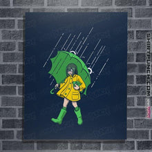 Load image into Gallery viewer, Secret_Shirts Posters / 4&quot;x6&quot; / Navy Frog Girl
