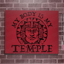 Load image into Gallery viewer, Secret_Shirts Posters / 4&quot;x6&quot; / Red Hidden Temple Body
