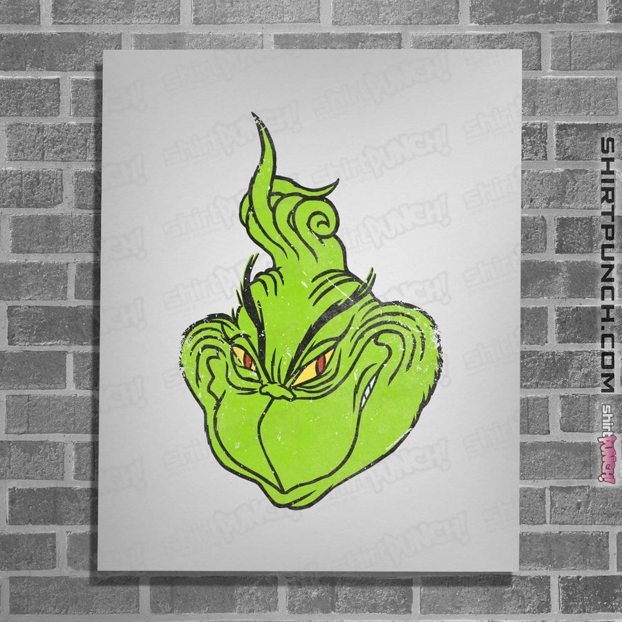 Shirts Posters / 4"x6" / White FU Grinch