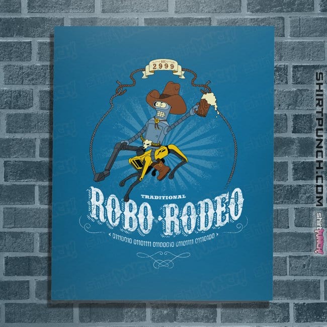 Secret_Shirts Posters / 4"x6" / Sapphire Robo-Rodeo