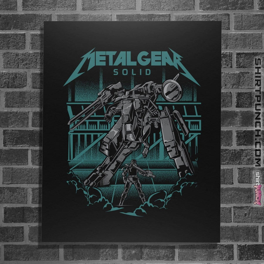 Shirts Posters / 4"x6" / Black Heavy Metal Gear