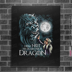 Daily_Deal_Shirts Posters / 4"x6" / Black How Not To Train Your Dragon