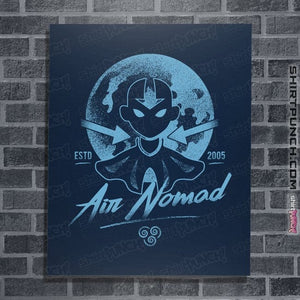 Shirts Posters / 4"x6" / Navy Moonlight Air Nomad