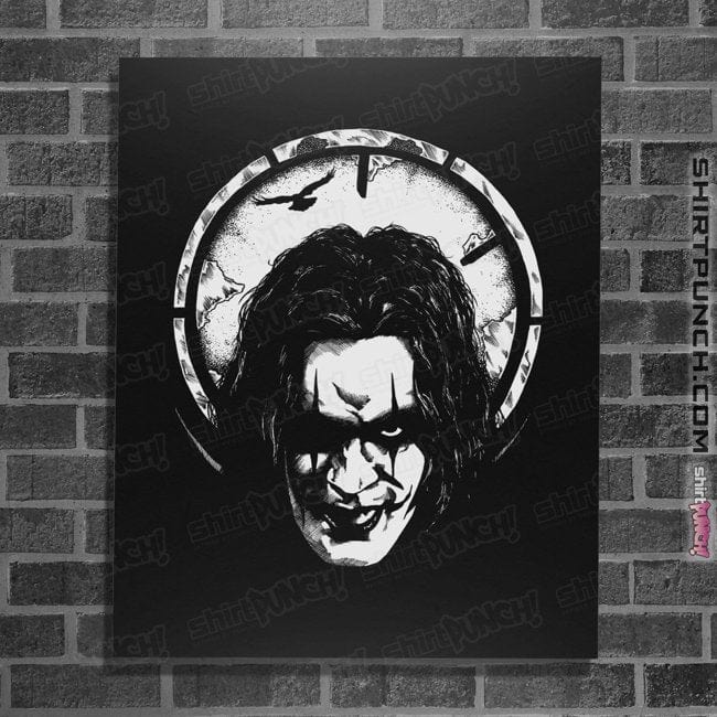 Secret_Shirts Posters / 4"x6" / Black Eric Draven.
