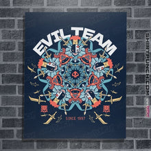 Load image into Gallery viewer, Daily_Deal_Shirts Posters / 4&quot;x6&quot; / Navy Evil Team
