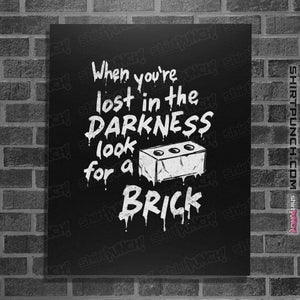 Secret_Shirts Posters / 4"x6" / Black Look For A Brick