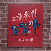 Load image into Gallery viewer, Secret_Shirts Posters / 4&quot;x6&quot; / Red Captain Shoryuken!
