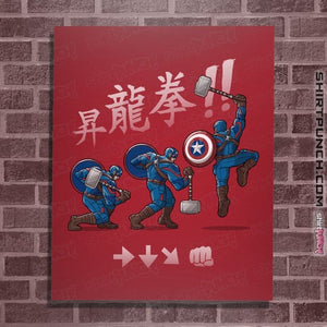 Secret_Shirts Posters / 4"x6" / Red Captain Shoryuken!