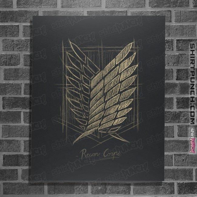 Shirts Posters / 4"x6" / Dark Heather The Survey Corps