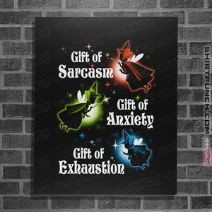 Daily_Deal_Shirts Posters / 4"x6" / Black My Three Gifts