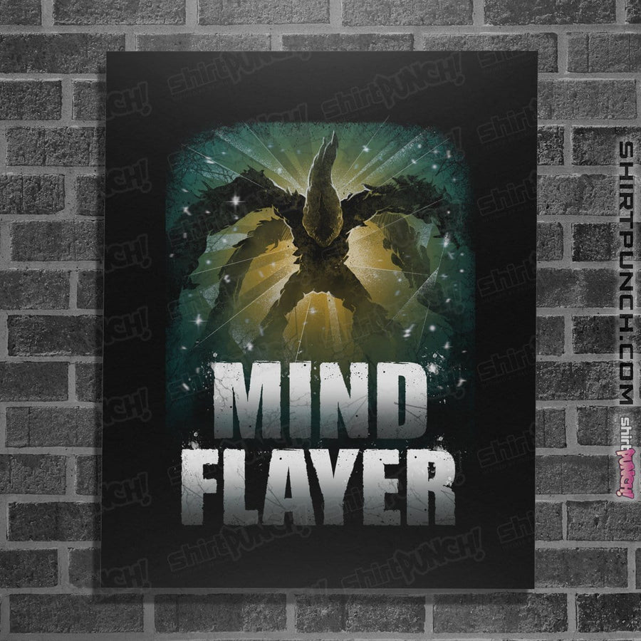 Shirts Posters / 4"x6" / Black The Mind Flayer