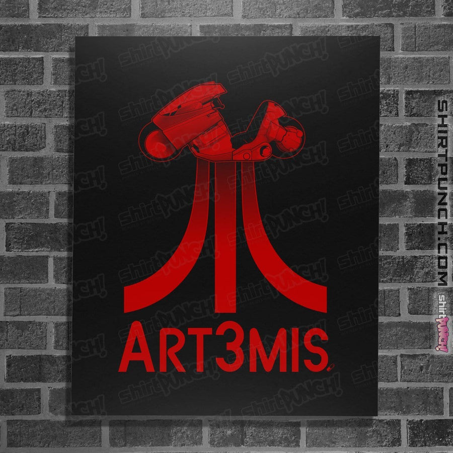 Shirts Posters / 4"x6" / Black Art3mis