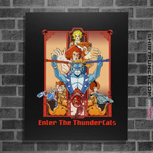Load image into Gallery viewer, Shirts Posters / 4&quot;x6&quot; / Black Enter The Thundercats
