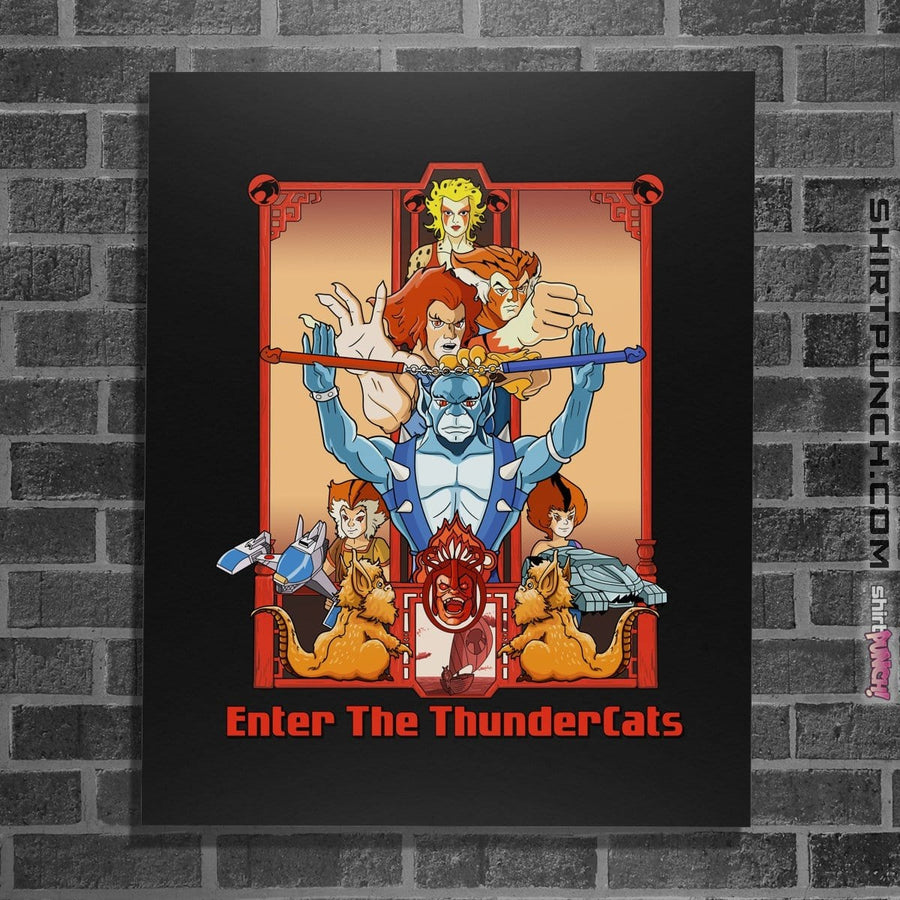 Shirts Posters / 4"x6" / Black Enter The Thundercats