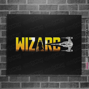 Secret_Shirts Posters / 4"x6" / Black Wizard.