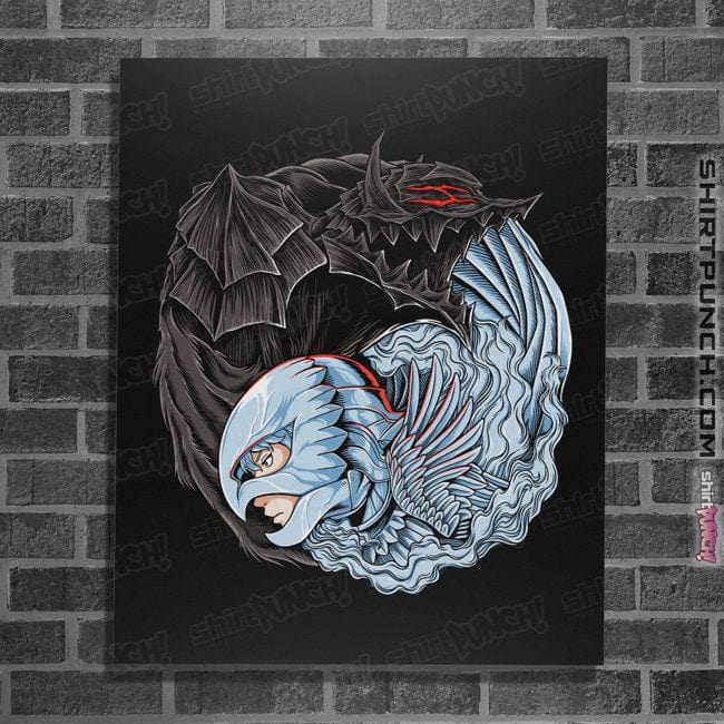 Daily_Deal_Shirts Posters / 4"x6" / Black The Falcon And The Beast