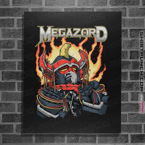Daily_Deal_Shirts Posters / 4"x6" / Black Megarobot