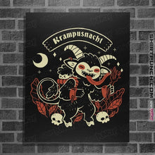 Load image into Gallery viewer, Daily_Deal_Shirts Posters / 4&quot;x6&quot; / Black Krampusnacht
