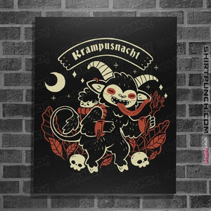Daily_Deal_Shirts Posters / 4"x6" / Black Krampusnacht