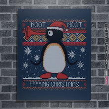Load image into Gallery viewer, Shirts Posters / 4&quot;x6&quot; / Navy Noot Christmas
