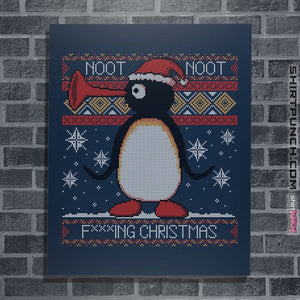 Shirts Posters / 4"x6" / Navy Noot Christmas