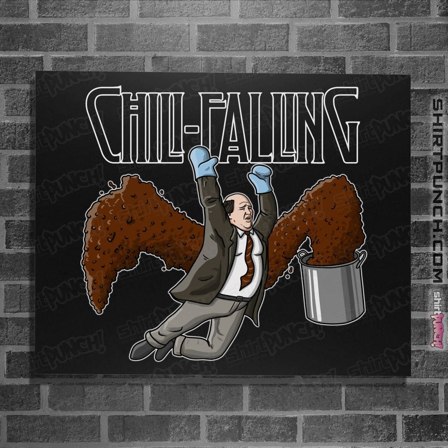 Shirts Posters / 4"x6" / Black Chili-Falling