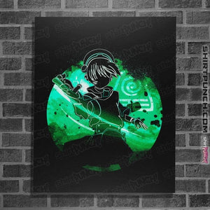 Daily_Deal_Shirts Posters / 4"x6" / Black Earth Bender Orb