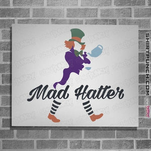 Shirts Posters / 4"x6" / White Mad Hatter