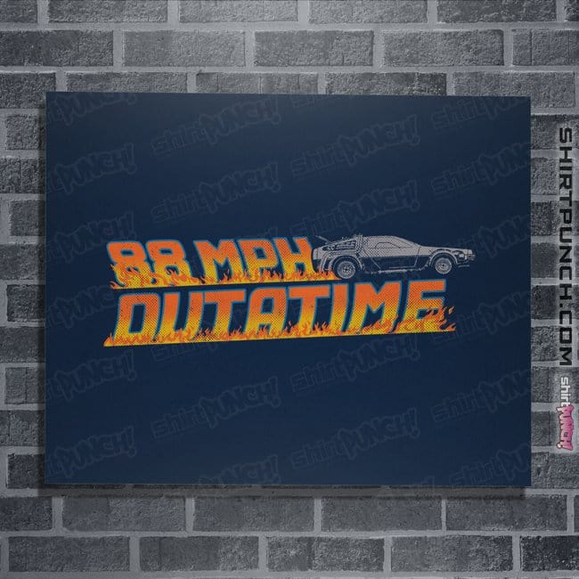 Daily_Deal_Shirts Posters / 4"x6" / Navy Vintage Outatime