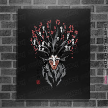 Load image into Gallery viewer, Shirts Posters / 4&quot;x6&quot; / Black The Deer God Sumie
