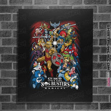 Load image into Gallery viewer, Daily_Deal_Shirts Posters / 4&quot;x6&quot; / Black Super 80s Busters
