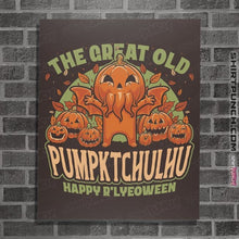 Load image into Gallery viewer, Secret_Shirts Posters / 4&quot;x6&quot; / Dark Chocolate Pumpkin Cthulhu

